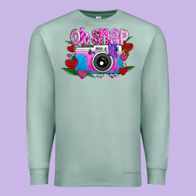 Oh Snap Premium Sweatshirt Designed By Cowhidedigitalart