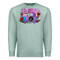 Seafoam Oh Snap Premium Sweatshirt - CowhideDigitalArt