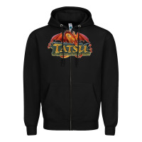 Black tatsu six flags magic mountain Zipper Hoodie - lanVoArt