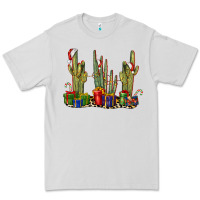 Dove Grey Christmas Cactus Premium Tee - LillyAllenDesigns