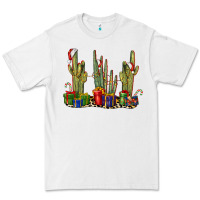 White Christmas Cactus Premium Tee - LillyAllenDesigns
