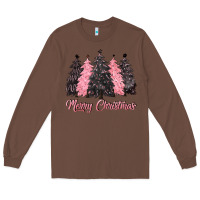 Chestnut pink merry christmas Long Sleeve Tee - CowGirlArtShop