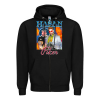 Black hasan piker t shirts gift for fans for men and women gift mother day f Zipper Hoodie - lanVoArt