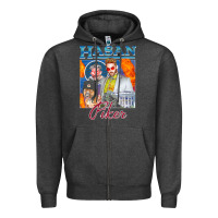 Charcoal Heather hasan piker t shirts gift for fans for men and women gift mother day f Zipper Hoodie - lanVoArt