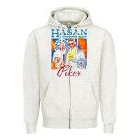 Oatmeal Heather hasan piker t shirts gift for fans for men and women gift mother day f Zipper Hoodie - lanVoArt