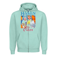 Seafoam hasan piker t shirts gift for fans for men and women gift mother day f Zipper Hoodie - lanVoArt