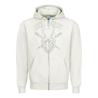 Oatmeal Heather chomuc shirt juco bandit Zipper Hoodie - lanVoArt