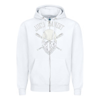 White chomuc shirt juco bandit Zipper Hoodie - lanVoArt