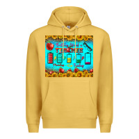 Antique Gold Battery Life Of A Teacher Tumbler Premium Hoodie - BundleAndBundleShop
