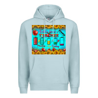 Blue Mist Battery Life Of A Teacher Tumbler Premium Hoodie - BundleAndBundleShop