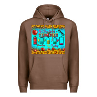 Chestnut Battery Life Of A Teacher Tumbler Premium Hoodie - BundleAndBundleShop