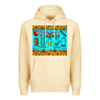 Pina Colada Battery Life Of A Teacher Tumbler Premium Hoodie - BundleAndBundleShop