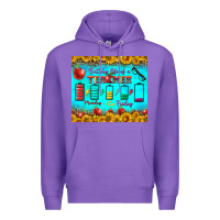 Purple Battery Life Of A Teacher Tumbler Premium Hoodie - BundleAndBundleShop