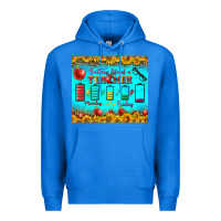 True Royal Battery Life Of A Teacher Tumbler Premium Hoodie - BundleAndBundleShop