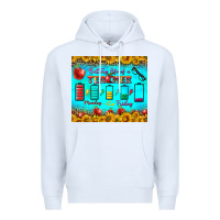 White Battery Life Of A Teacher Tumbler Premium Hoodie - BundleAndBundleShop
