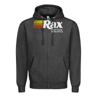 Charcoal Heather rax restaurants Zipper Hoodie - lanVoArt
