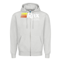 Dove Grey rax restaurants Zipper Hoodie - lanVoArt