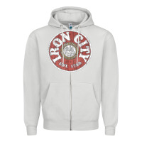 Dove Grey vintage retro iron city(beer) proof Zipper Hoodie - lanVoArt