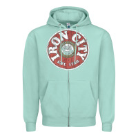 Seafoam vintage retro iron city(beer) proof Zipper Hoodie - lanVoArt