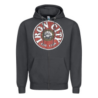 Smoke vintage retro iron city(beer) proof Zipper Hoodie - lanVoArt