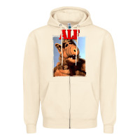 Sandshell alf vintage classic Zipper Hoodie - lanVoArt