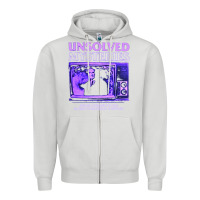 Dove Grey unsolved mysteries robert stack Zipper Hoodie - lanVoArt