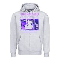 Heather Grey unsolved mysteries robert stack Zipper Hoodie - lanVoArt