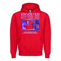 Red unsolved mysteries robert stack Zipper Hoodie - lanVoArt