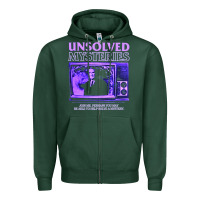 Sports Green unsolved mysteries robert stack Zipper Hoodie - lanVoArt