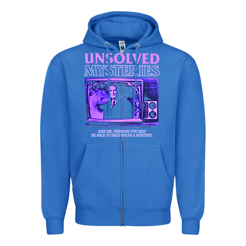 Unsolved Mysteries Robert Stack Zipper Hoodie by lanVoArt | Teevron