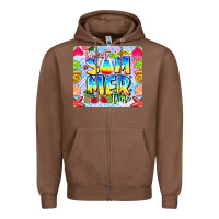 Chestnut Sweet Summer Time Zipper Hoodie - CowhideDigitalArt