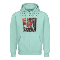 Seafoam paul simon graceland Zipper Hoodie - lanVoArt