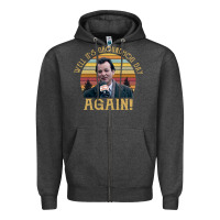 Charcoal Heather vintage well it's groundhog day again unisex shirt Zipper Hoodie - lanVoArt