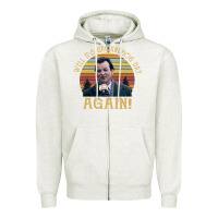Oatmeal Heather vintage well it's groundhog day again unisex shirt Zipper Hoodie - lanVoArt