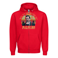 Red vintage well it's groundhog day again unisex shirt Zipper Hoodie - lanVoArt