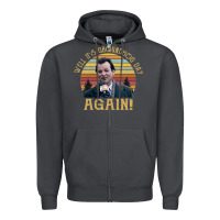 Smoke vintage well it's groundhog day again unisex shirt Zipper Hoodie - lanVoArt