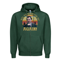 Sports Green vintage well it's groundhog day again unisex shirt Zipper Hoodie - lanVoArt