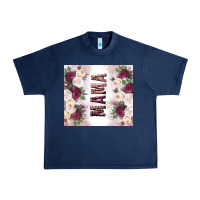 Navy mother’s day mama flowers tumbler tbs Urban Heavy Tee - TumblerDesignByShophia