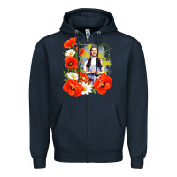 Dorothy Poppies Zipper Hoodie | Teevron