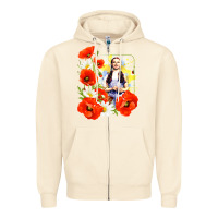 Sandshell dorothy poppies Zipper Hoodie - lanVoArt