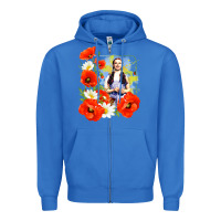 True Royal dorothy poppies Zipper Hoodie - lanVoArt