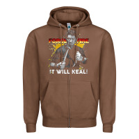 Chestnut doug marcaida forged in fire it will keal Zipper Hoodie - lanVoArt