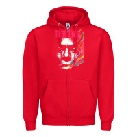 Red miles vintage davis concert retro Zipper Hoodie - lanVoArt