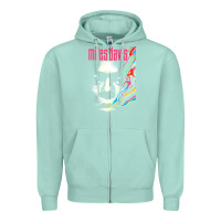 Seafoam miles vintage davis concert retro Zipper Hoodie - lanVoArt