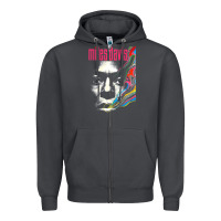 Smoke miles vintage davis concert retro Zipper Hoodie - lanVoArt