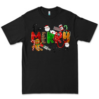 Black One Merry Nurse Premium Tee - LillyAllenDesigns