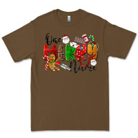 Cacao One Merry Nurse Premium Tee - LillyAllenDesigns