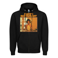 Black arlo guthrie alice's restaurant Zipper Hoodie - lanVoArt