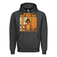 Charcoal Heather arlo guthrie alice's restaurant Zipper Hoodie - lanVoArt