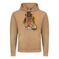 Vintage Camel Western Rabbit with sunflowers Easter Day Vintage Hoodie - HowdyJamesFarm
